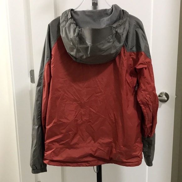 Red & Grey Rain Jacket with Inner Lining - Picture 2 of 3